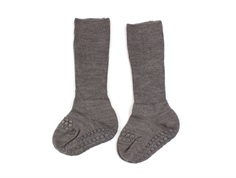 GoBabyGo brown melange merino wool socks